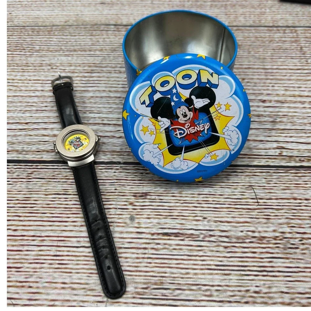 Disney Toon Mickey Mouse Sorcerer‎ Pop Up Spring Watch with Tin Tested
